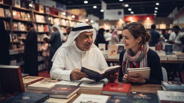Editorial illustration for How Cultural Exchange Builds Understanding: The Al Diwan Arabic Book Fair as a Working Model