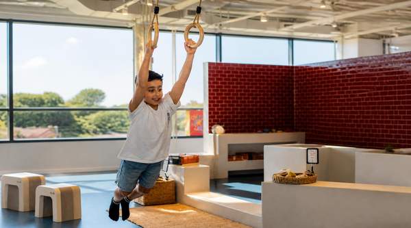 Tiny Gymnastics at Liliput Playhouse Turns Climbing Balancing and Rolling Into Play